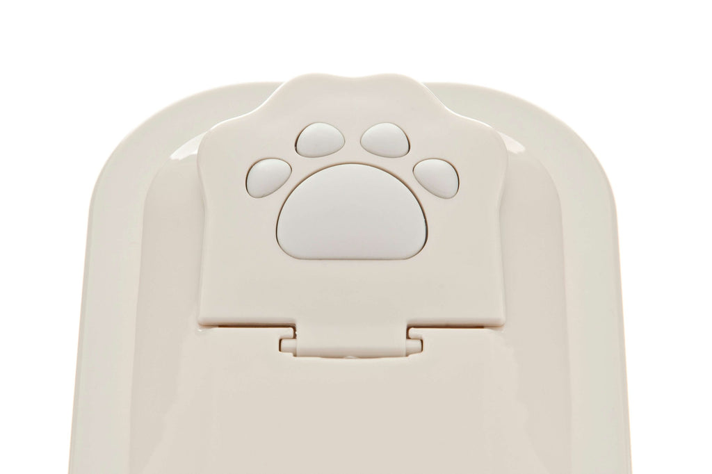 Caja hermética de snacks y pienso gris image 4