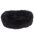 Cama peluche para perro - NEGRO AZULADO image