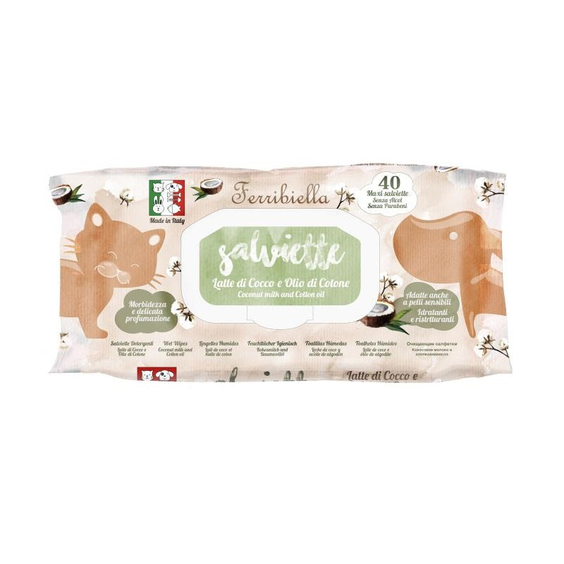 Toallitas Salviette Coco y Algodón image 0
