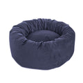 Cama redonda velvet azul image 0