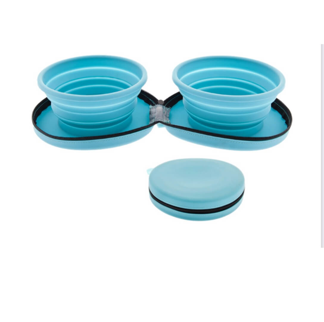 Cuenco de viaje doble plegable image 0